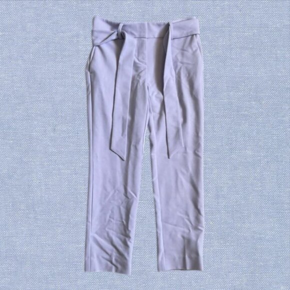🛎️ 5/$20 Loft Marisa Tie Waist Dress Pants Size 0P in Lavender - Picture 1 of 5